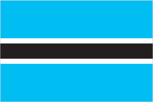 Vlag van Botswana