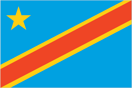 Vlag van Demokratische Republik Kongo