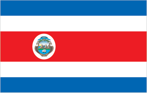 Vlag van Costa Rica