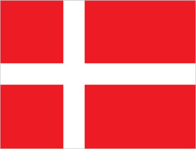 Vlag van Denmark