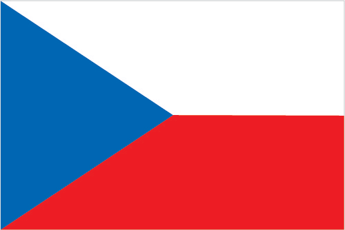 Vlag van Tschechische Republik
