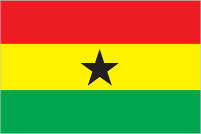 Vlag van Ghana