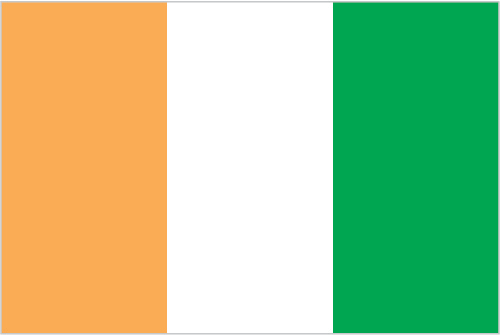 Vlag van Ivory Coast