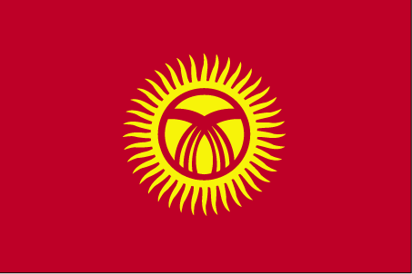 Vlag van Kirghizistan