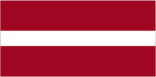 Vlag van La Lettonie