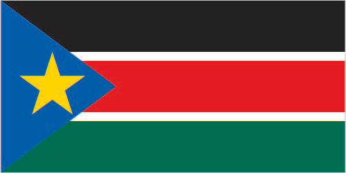 Vlag van Süd-Sudan