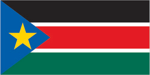 Vlag van South Sudan