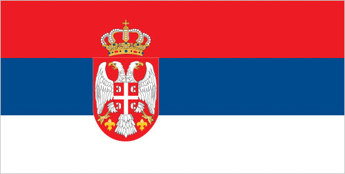 Vlag van Servië