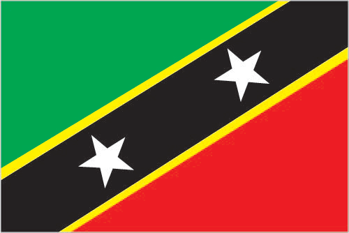 Vlag van Saint-Kitts-et-Nevis