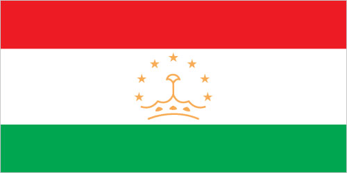 Vlag van Tadzjikistan