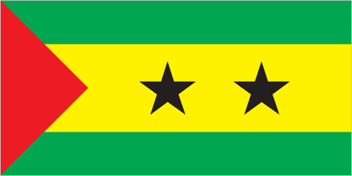 Vlag van São Tomé und Príncipe