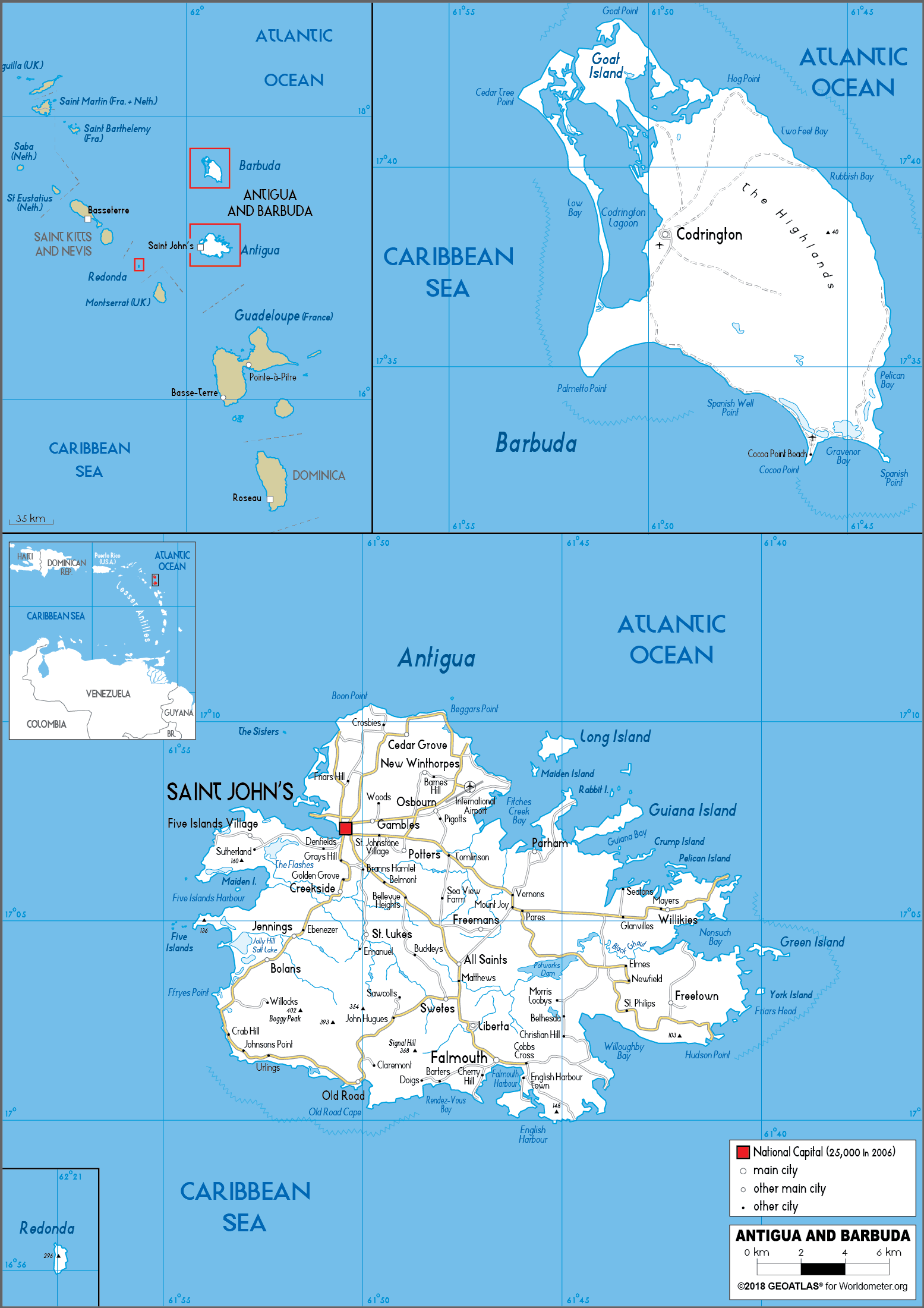 Antigua Road Map 