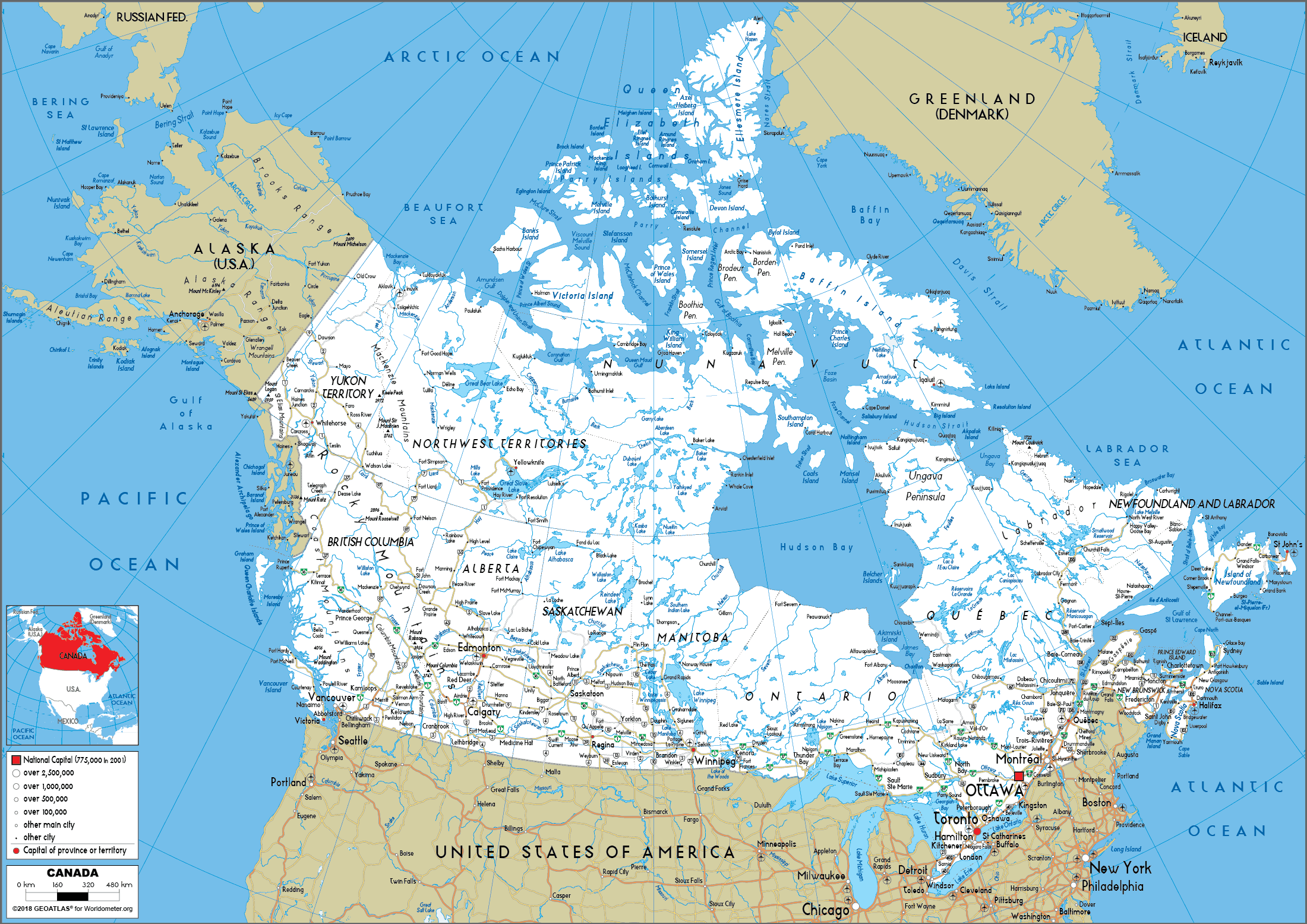 Map Of Canada Roads - Get Latest Map Update