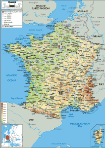 France Map (Political) - Worldometer