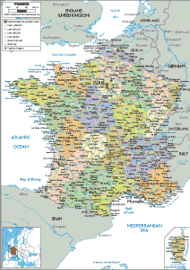 Maps of France 