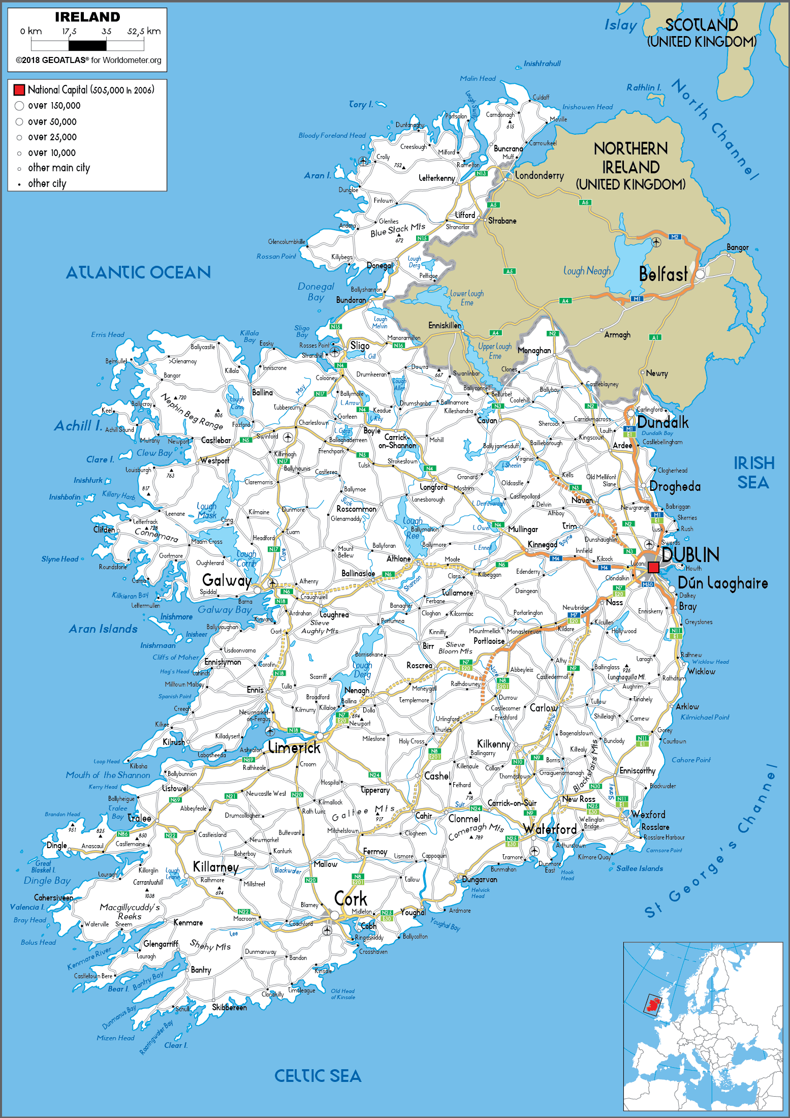 Ireland Road Map 