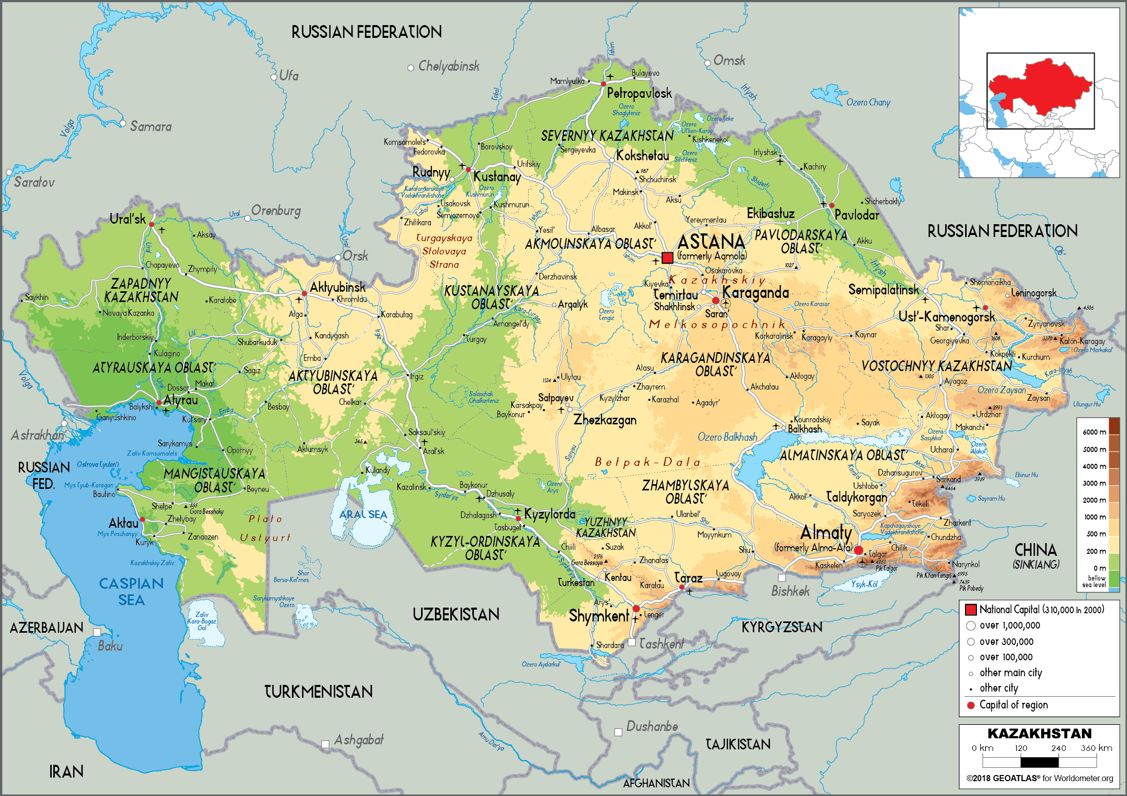 Kazakh Map