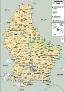 Maps of Luxembourg - Worldometer