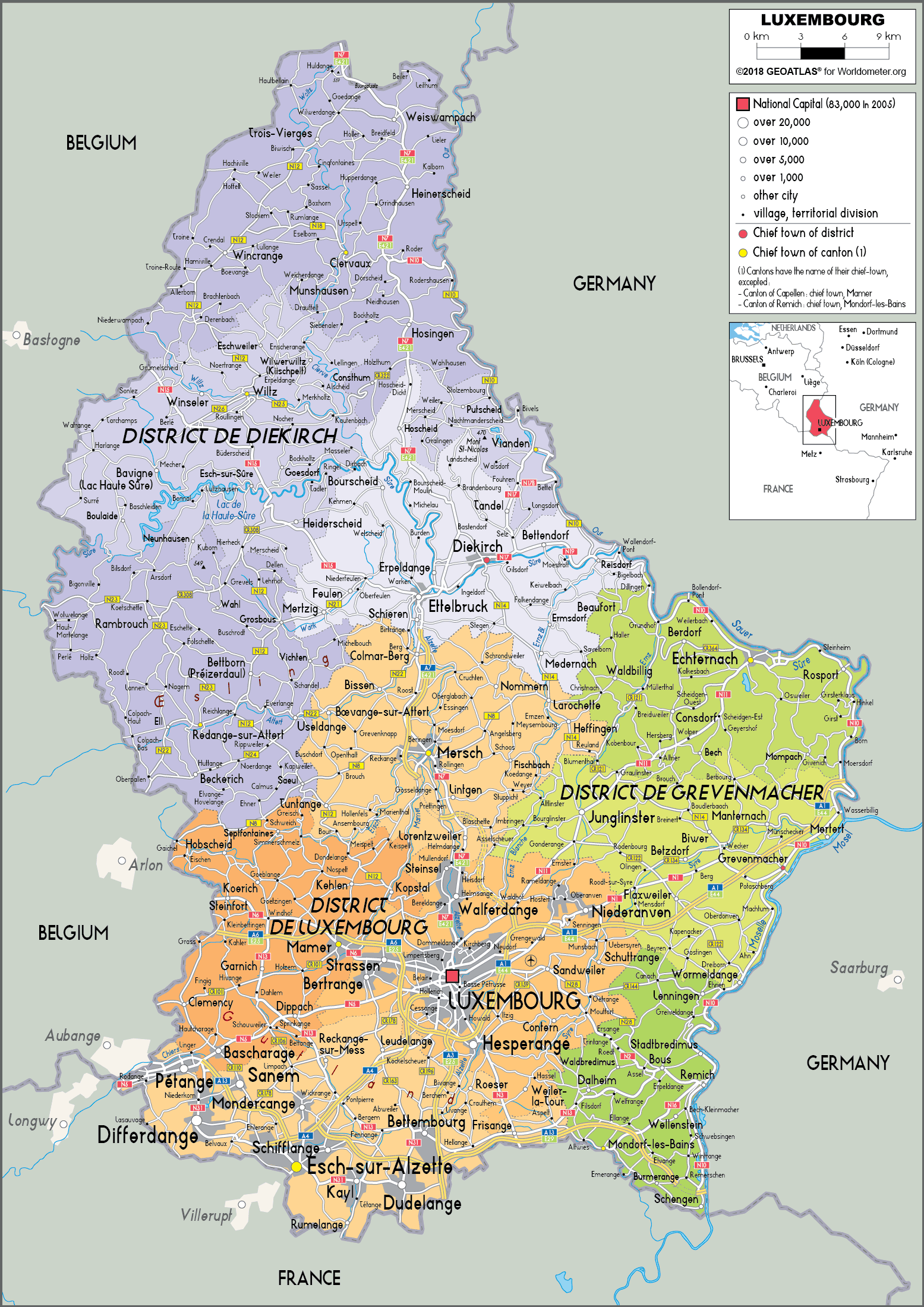 Αποτέλεσμα εικόνας για Luxembourg map