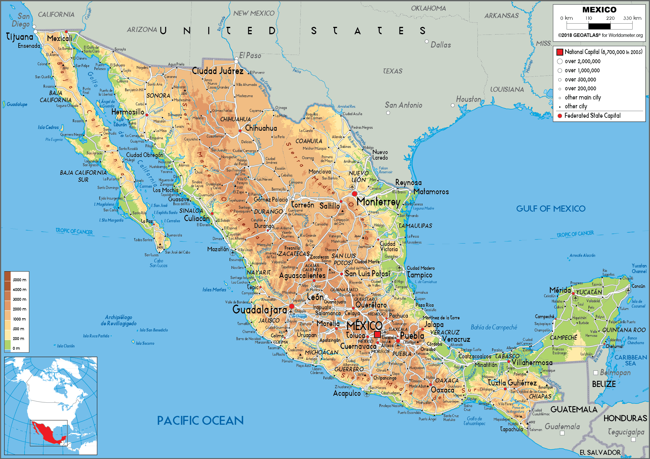 Mapa Atlas De México 