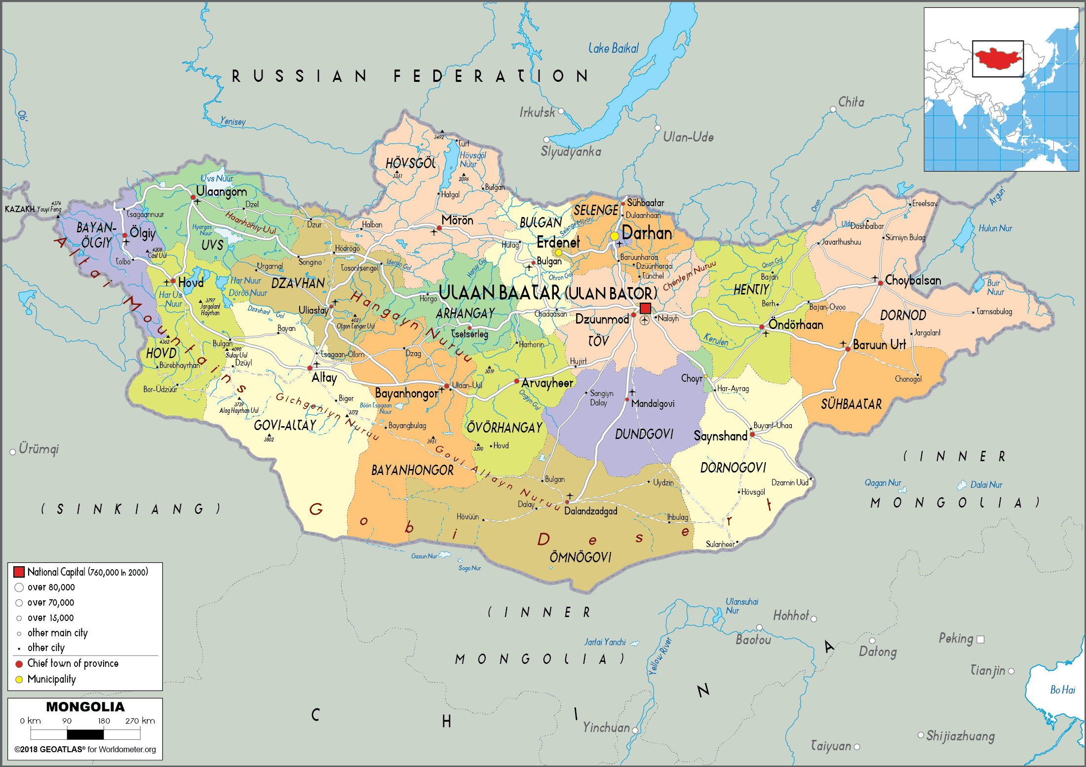 World Map - Worldometer