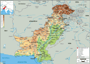 Pakistan Map Political Worldometer