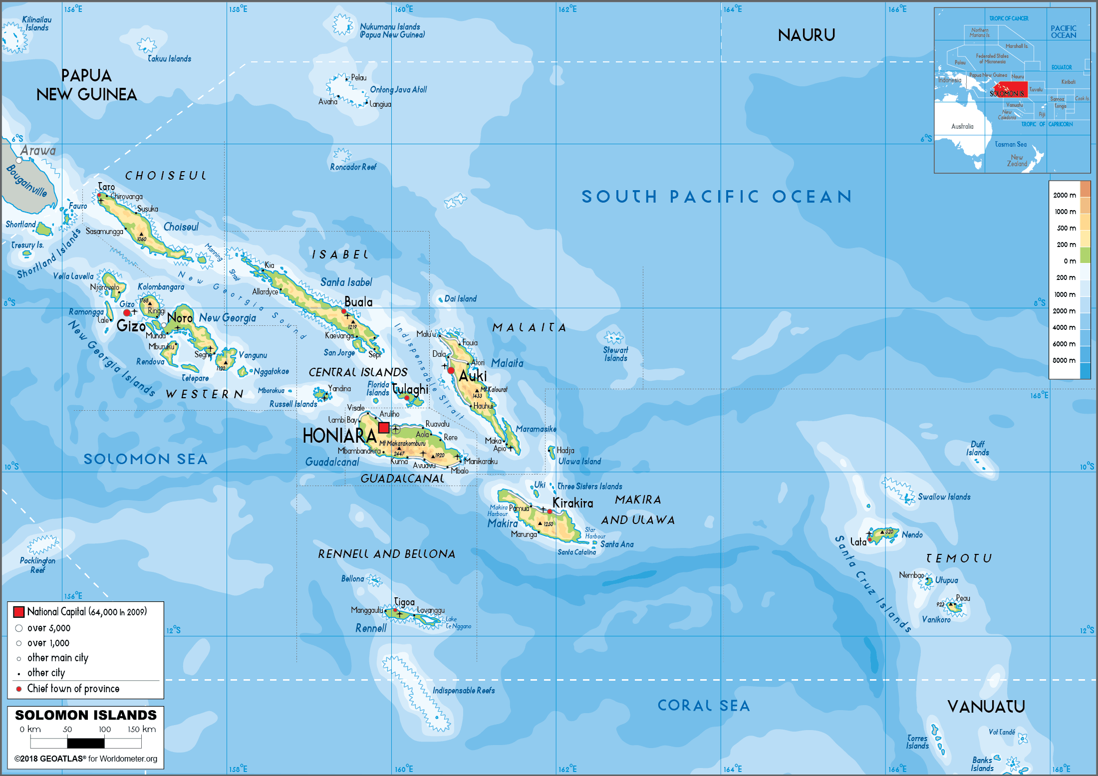 islands map