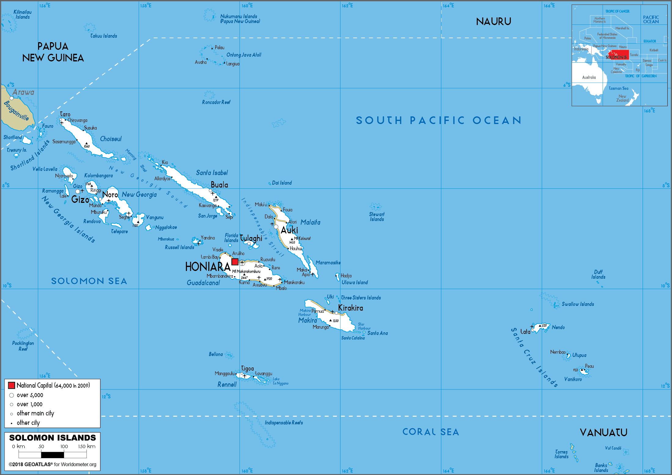 islands map