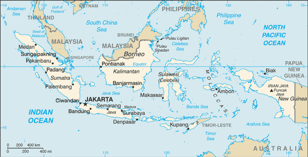 Gambar peta indonesia simple