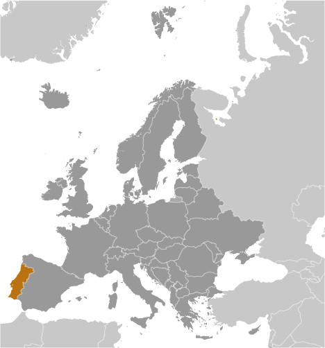 Portugal Map (Road) - Worldometer